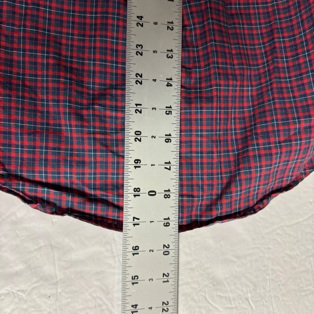 Ralph Lauren Kids Button Down Plaid Shirt - Boys Red‎ Blue Checkered